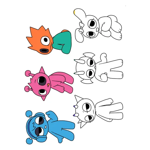 Sprunki Coloring Pages