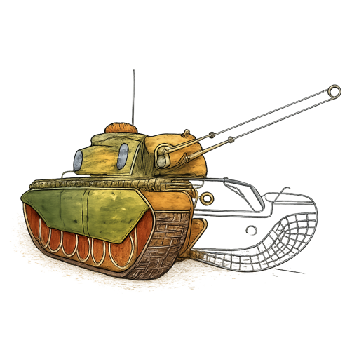 Páginas para colorear de tanques