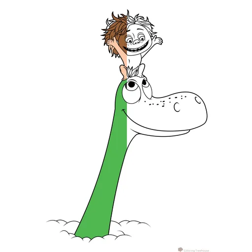 The Good Dinosaur Coloring Pages