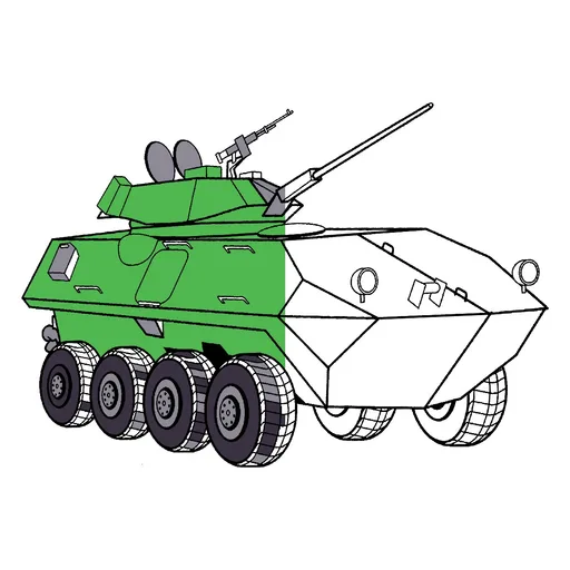 Military Vehicle Coloring Pages