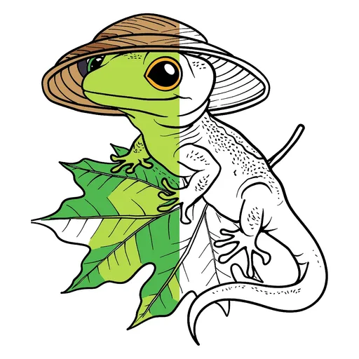 Lizard Coloring Pages