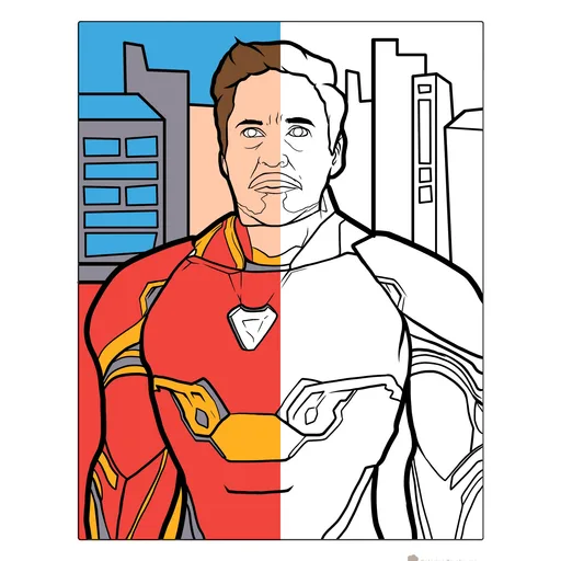 Iron Man Coloring Pages