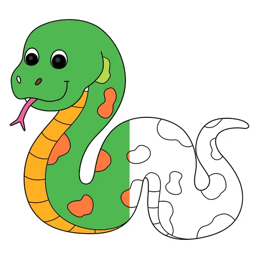 Snake Coloring Pages