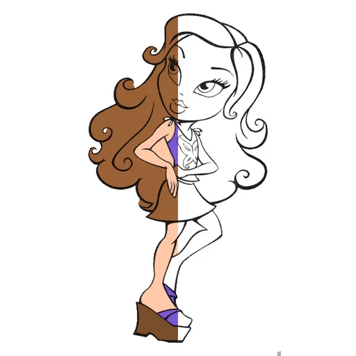 Bratz Coloring Pages
