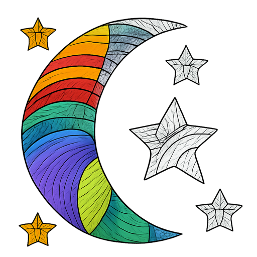 Moon Coloring Pages