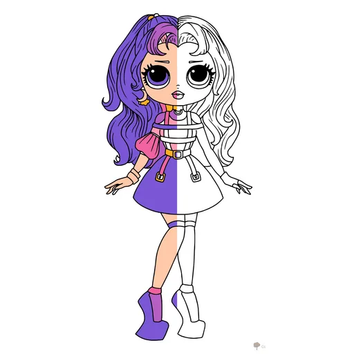 LOL OMG Coloring Pages