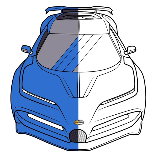 Bugatti Car Coloring Pages