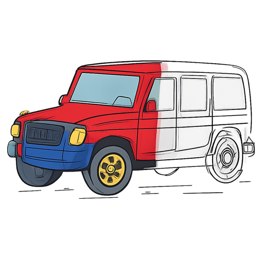 Mercedes-Benz G-Class Coloring Pages