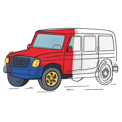 Mercedes-Benz G-Class Coloring Pages