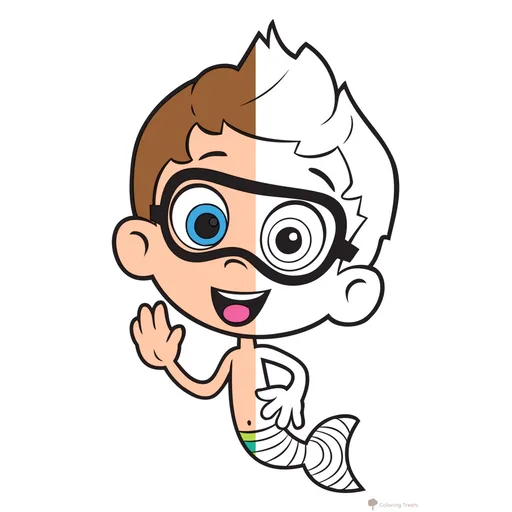 Bubble Guppies Coloring Pages
