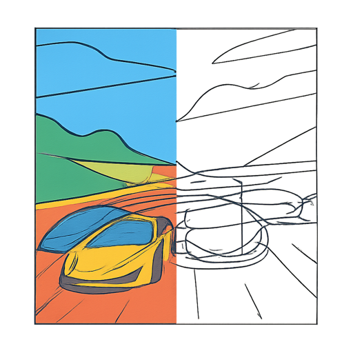 Lamborghini Car Coloring Pages