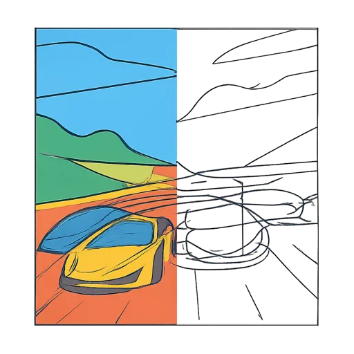 Lamborghini Car Coloring Pages