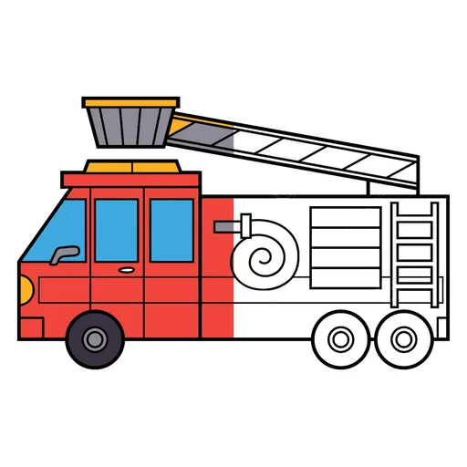 Fire Truck Coloring Pages