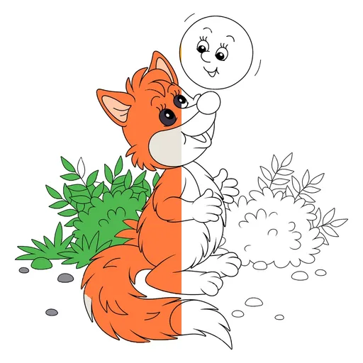 Kolobok Coloring Pages