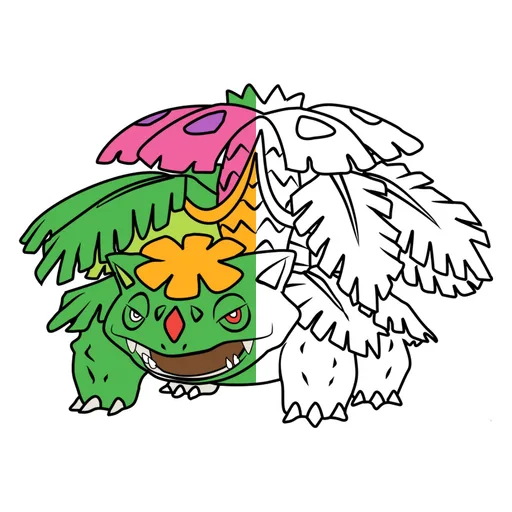 Mega Pokémon Coloring Pages