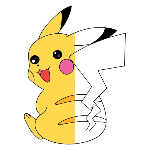 Pikachu Coloring Pages