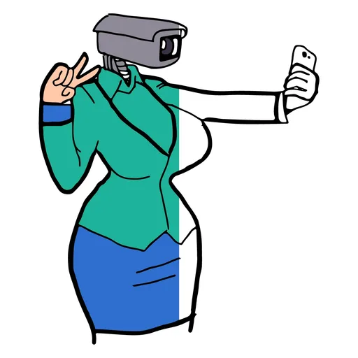 Camera Man Coloring Pages from Skibidi Toilet