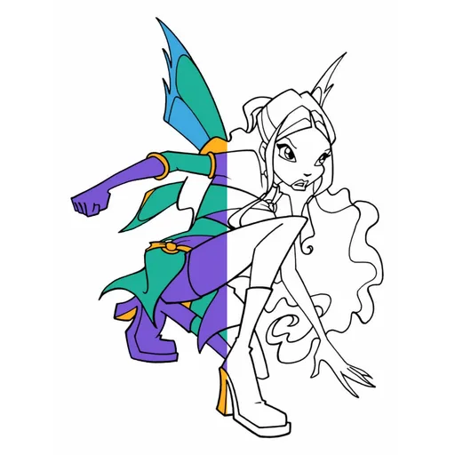 Layla Winx Coloring Pages