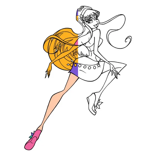 Stella Winx Coloring Pages