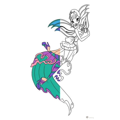Tecna Winx Coloring Pages