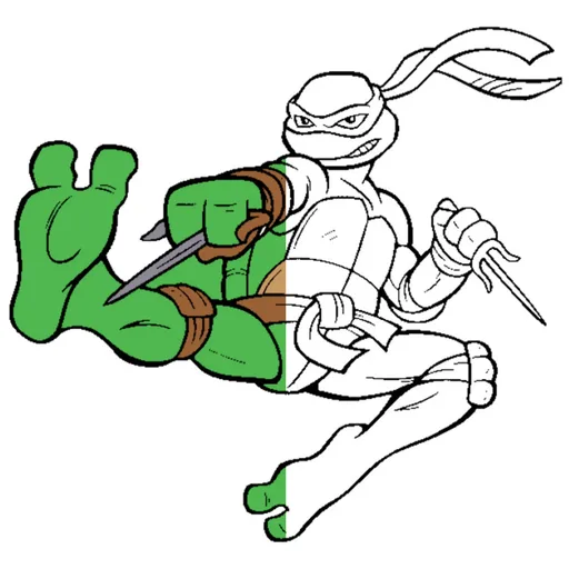 Teenage Mutant Ninja Turtles Coloring Pages