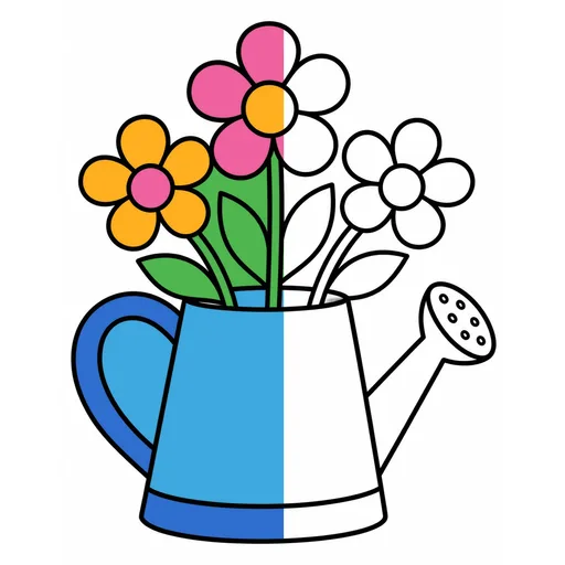 Flower Coloring Pages
