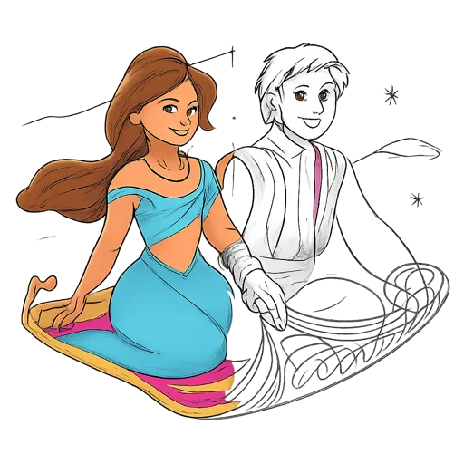 Aladdin 2019 Coloring Pages