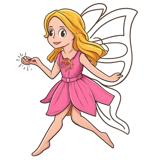 Fairy Coloring Pages for Toddlers