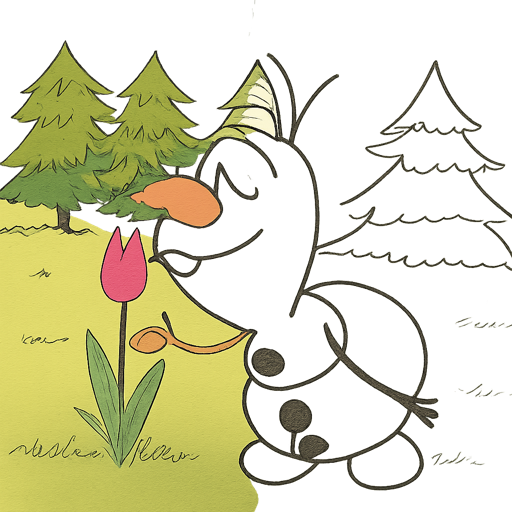 Páginas para colorear de 'Frozen'