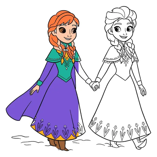 Frozen Coloring Pages