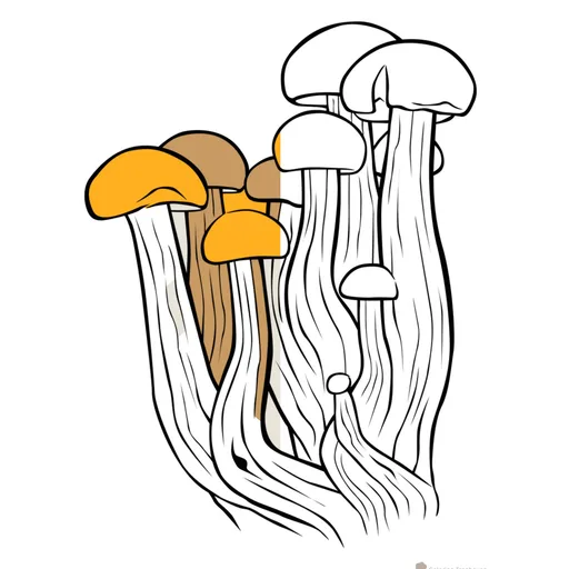 Mushroom Coloring Pages