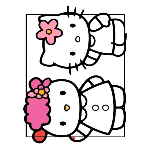 Hello Kitty Coloring Pages