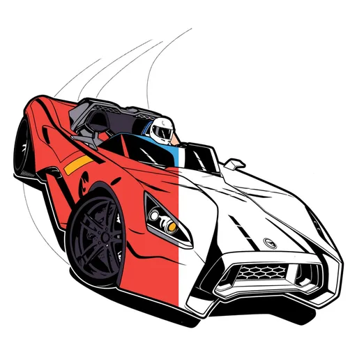 Hot Wheels Coloring Pages