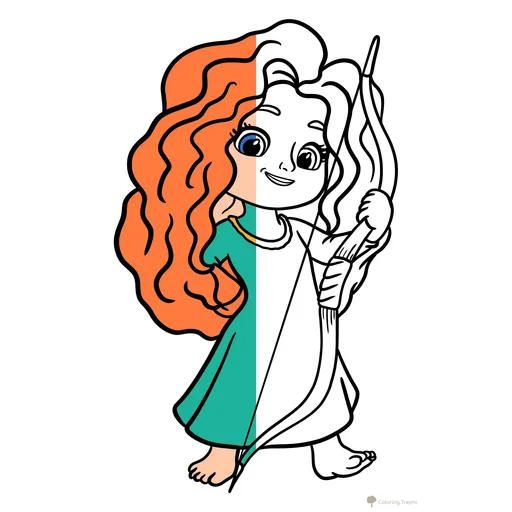 Brave Coloring Pages