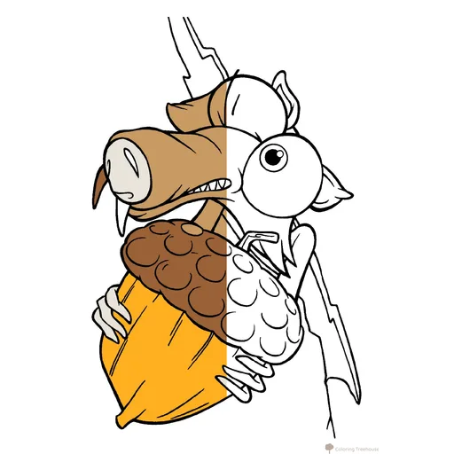Ice Age Coloring Pages: Manny, Sid, Diego, Scrat and More