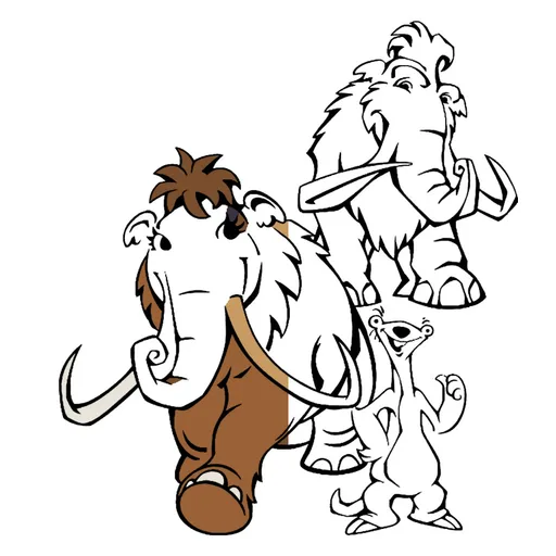Ice Age: Collision Course Coloring Pages