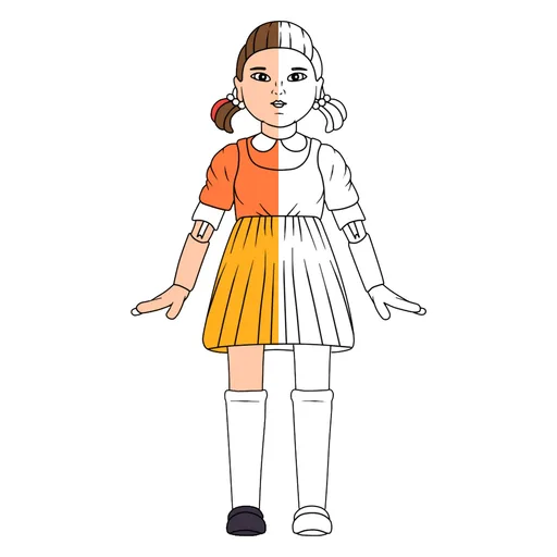 Squid Game Coloring Pages