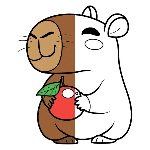 Capybara Coloring Pages